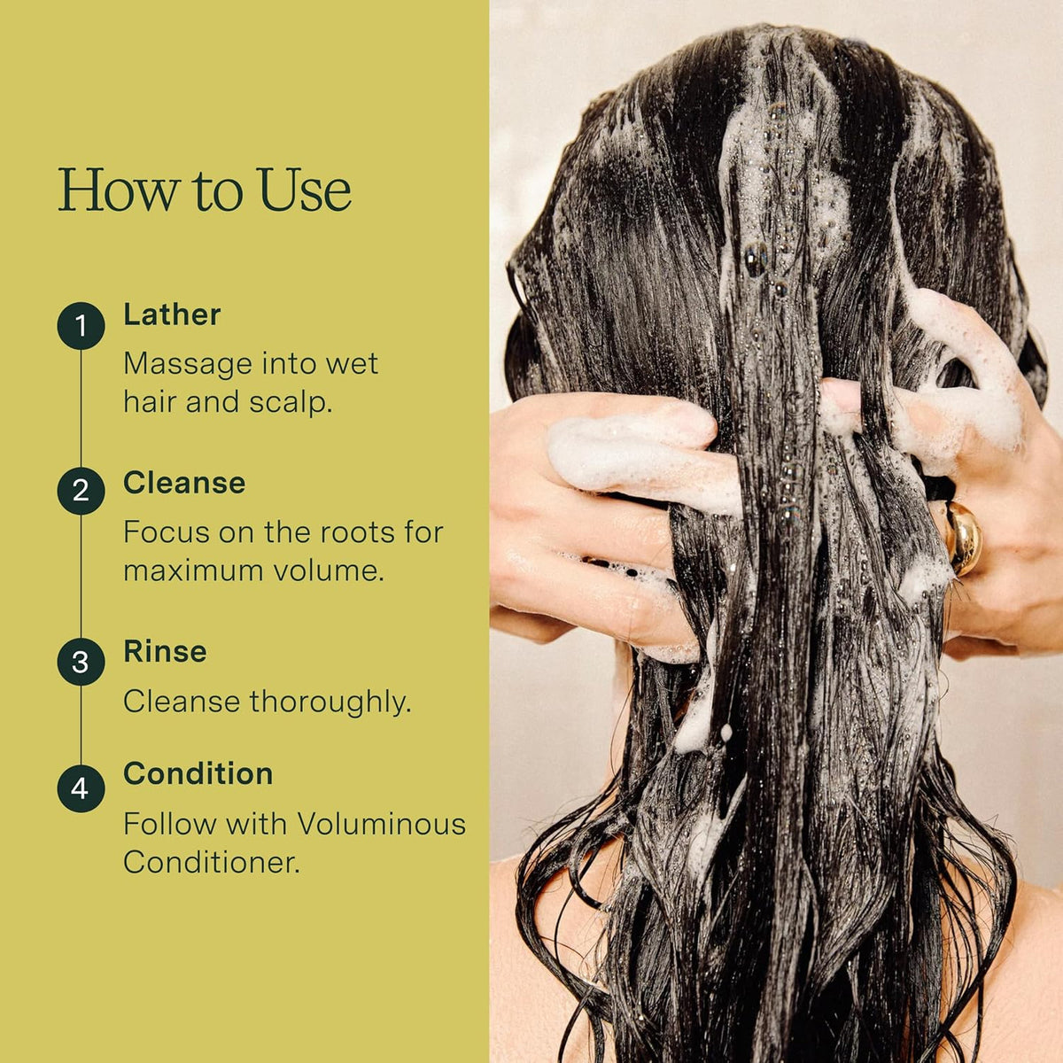 Voluminous Hair Shampoo for Fine Hair - Thickening Formula 8 Oz