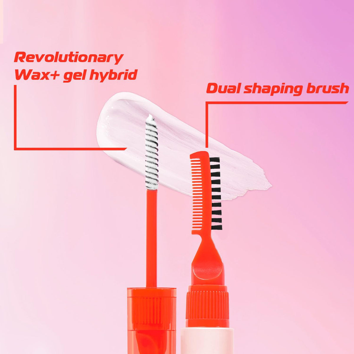 Eyebrow Sculpt Gel & Wax Hybrid - Vegan, Paraben-Free, Long-Lasting