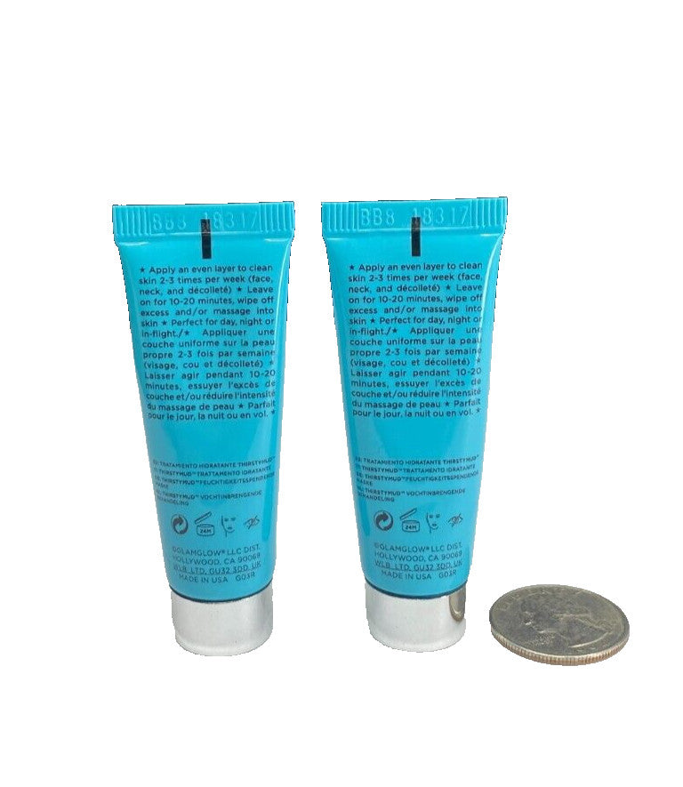 Thirstymud Hydrating Treatment Travel Size 0.35 oz - Lot of 2