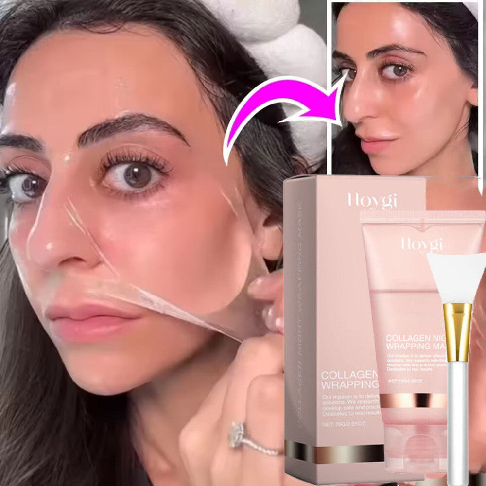 Collagen Peel-Off Night Mask with Applicator Brush