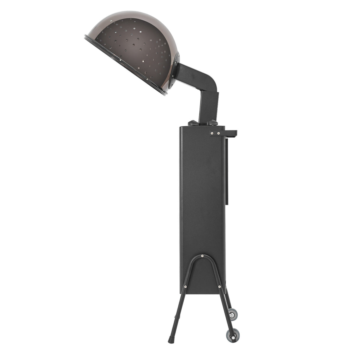 Hooded Salon Hair Dryer with Wheels, Adjustable Temp & Timer, 1200W