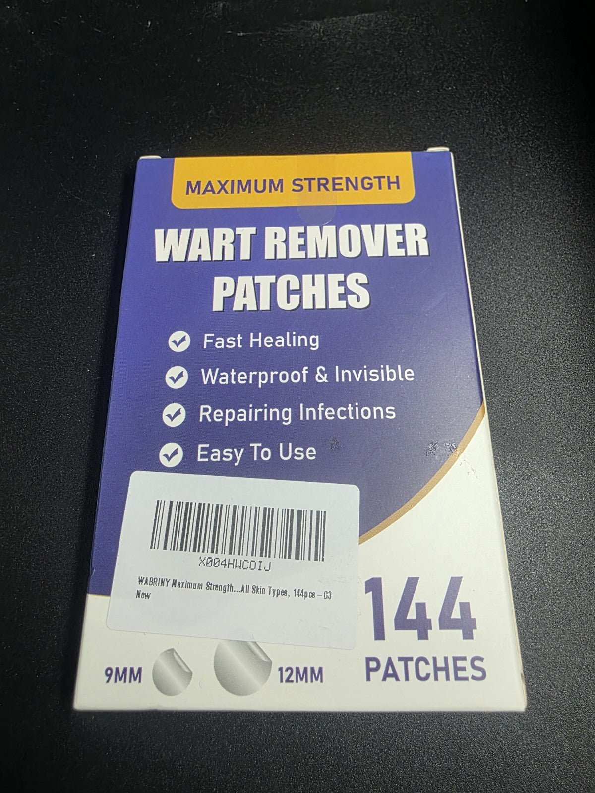 Maximum Strength Wart Remover Patches - Waterproof Hydrocolloid Sticker for Skin Care