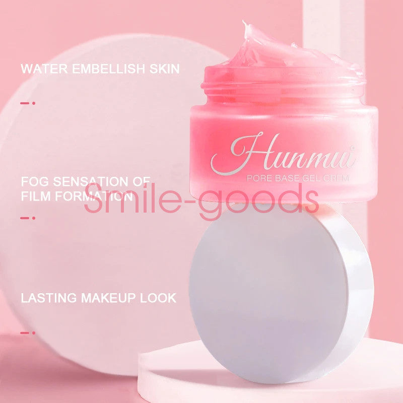 Hunmui Face Primer Pore Base Gel Cream Cover Pores Water Embellish