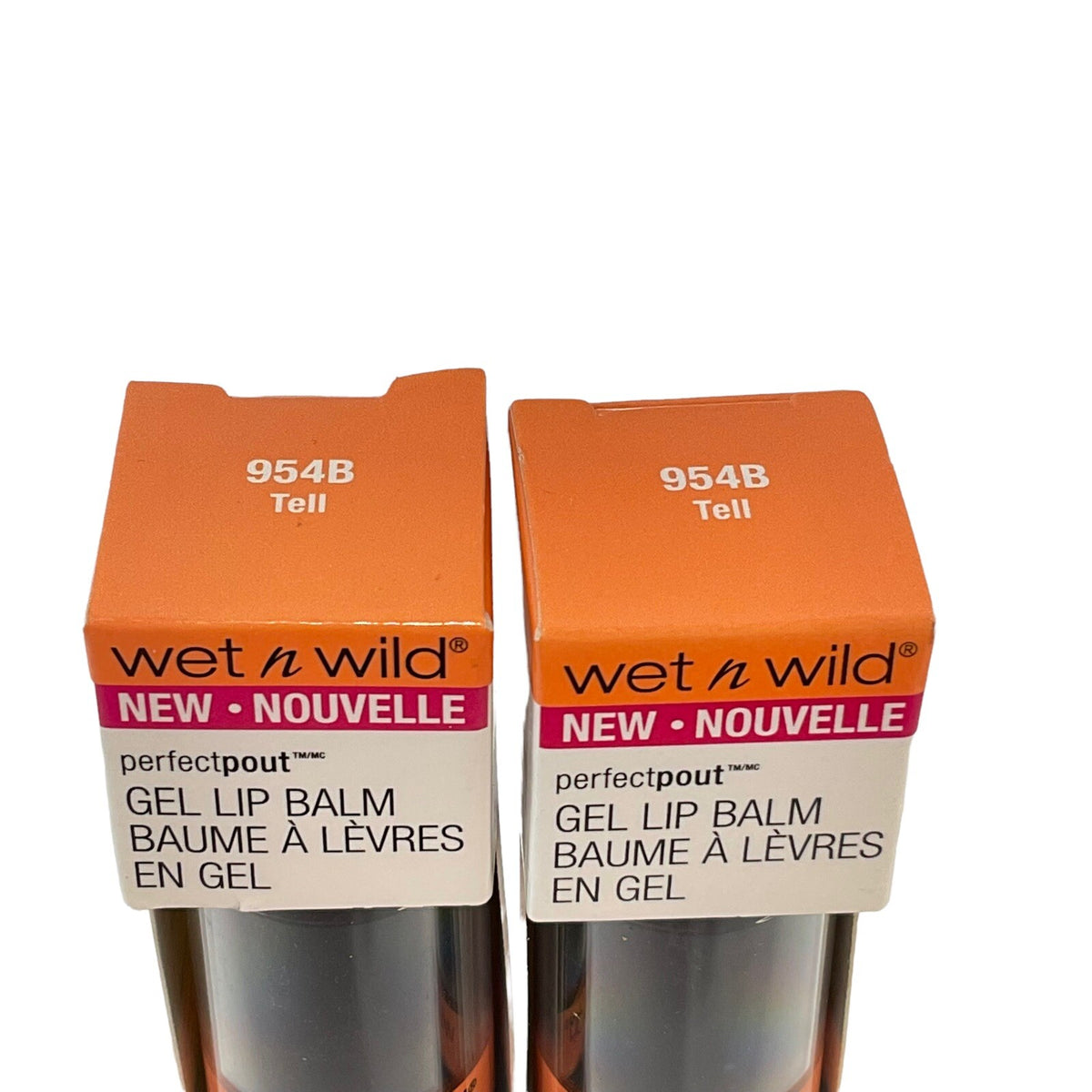 Moisturizing Tinted Lip Balm Gel Set - Sheer Peach 2-Pack