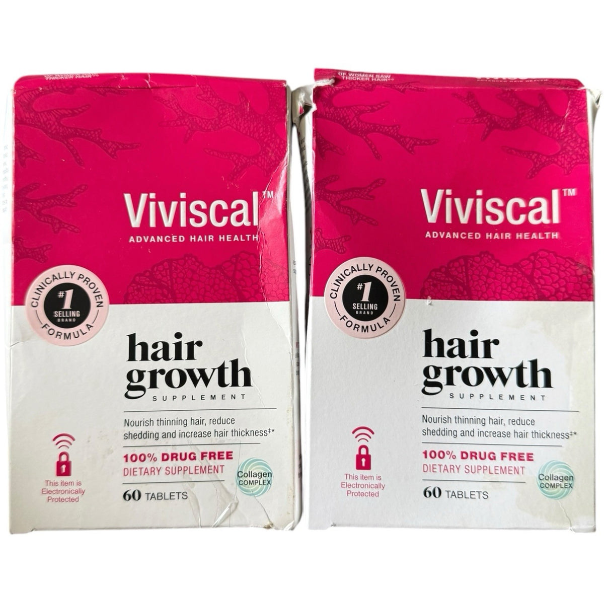 Hair Growth Supplement for Women - 120 Tablets (2 Boxes)