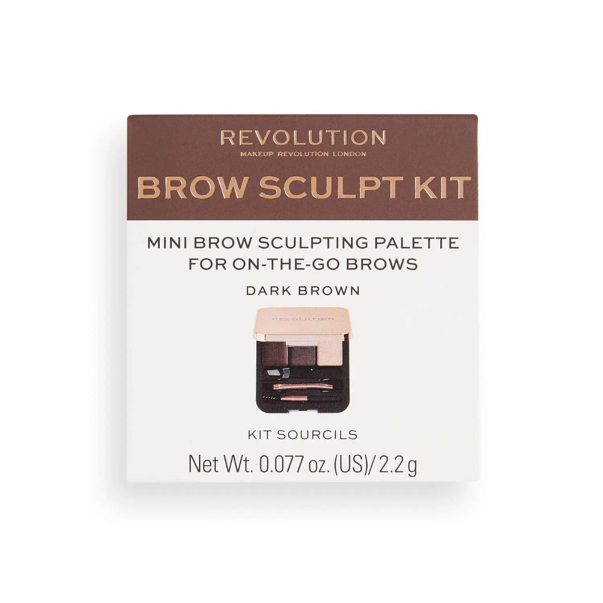 Makeup Revolution Brow Sculpt Kit & Soap Styler - Custom Shade Options
