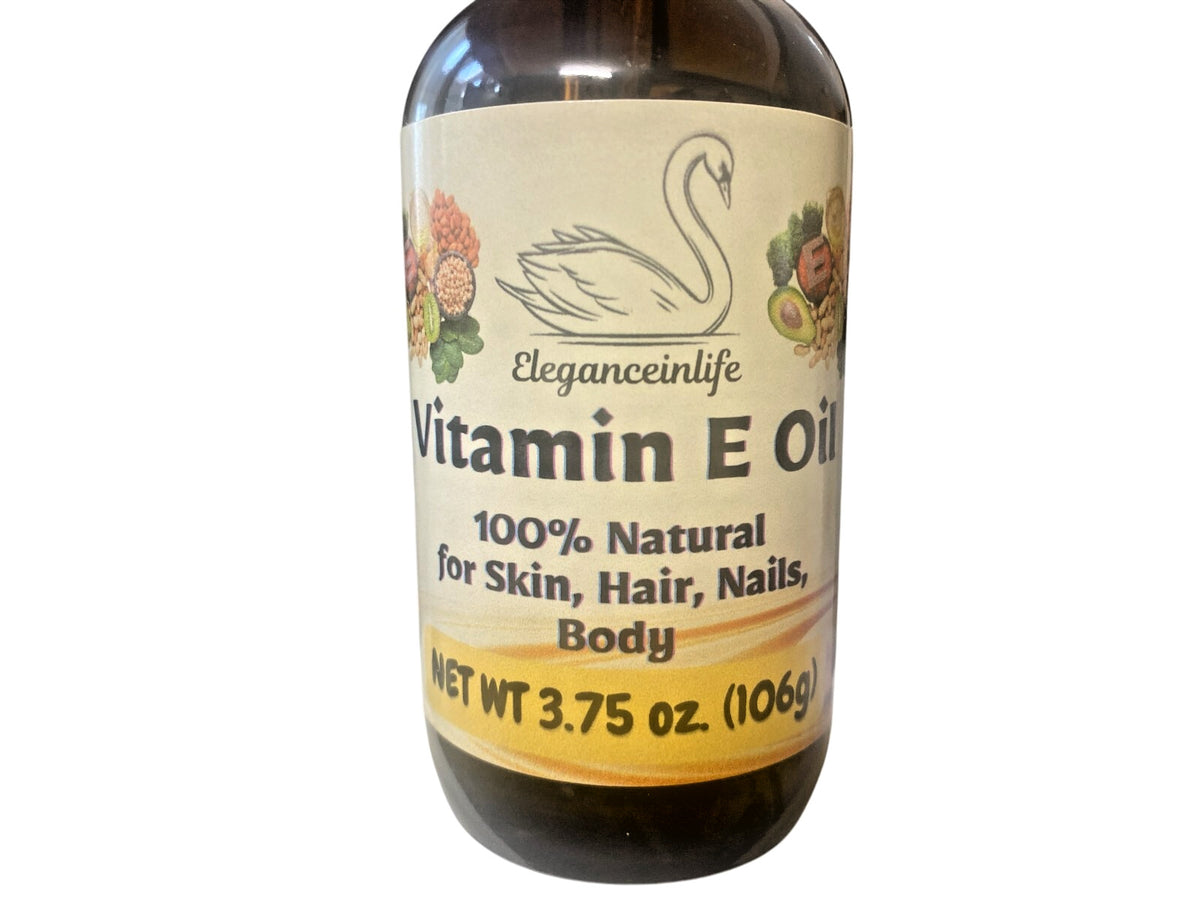 Vitamin E Oil 3.75 oz – Natural Multi-Use for Skin, Hair & Nails