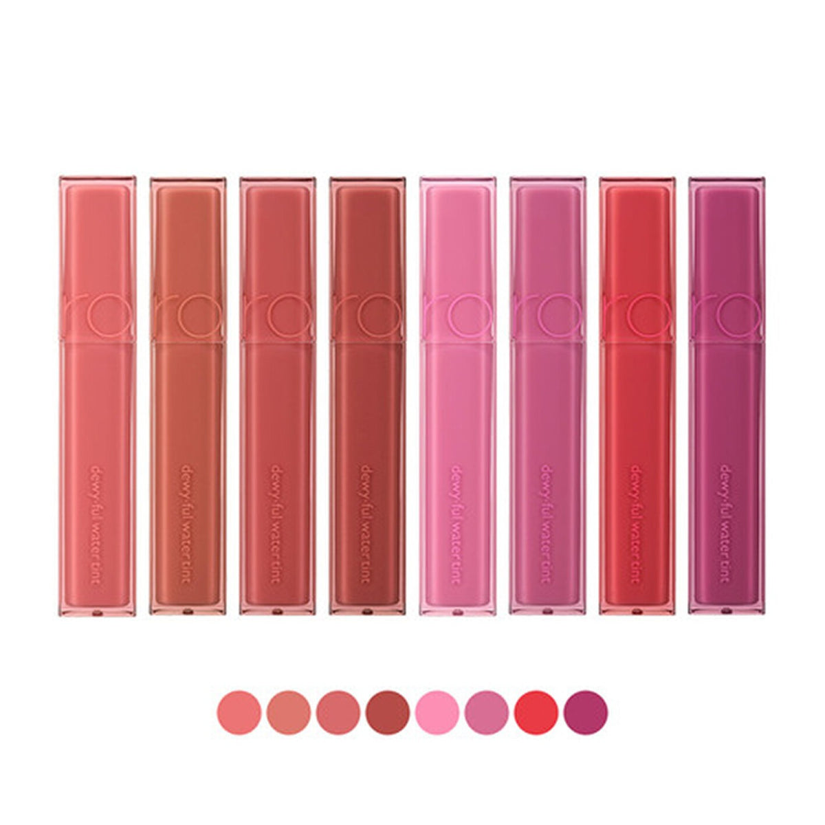 Rom&nd Dewy-Ful Water Lip Tint 5g - Vibrant Dewy Finish, Multiple Colors