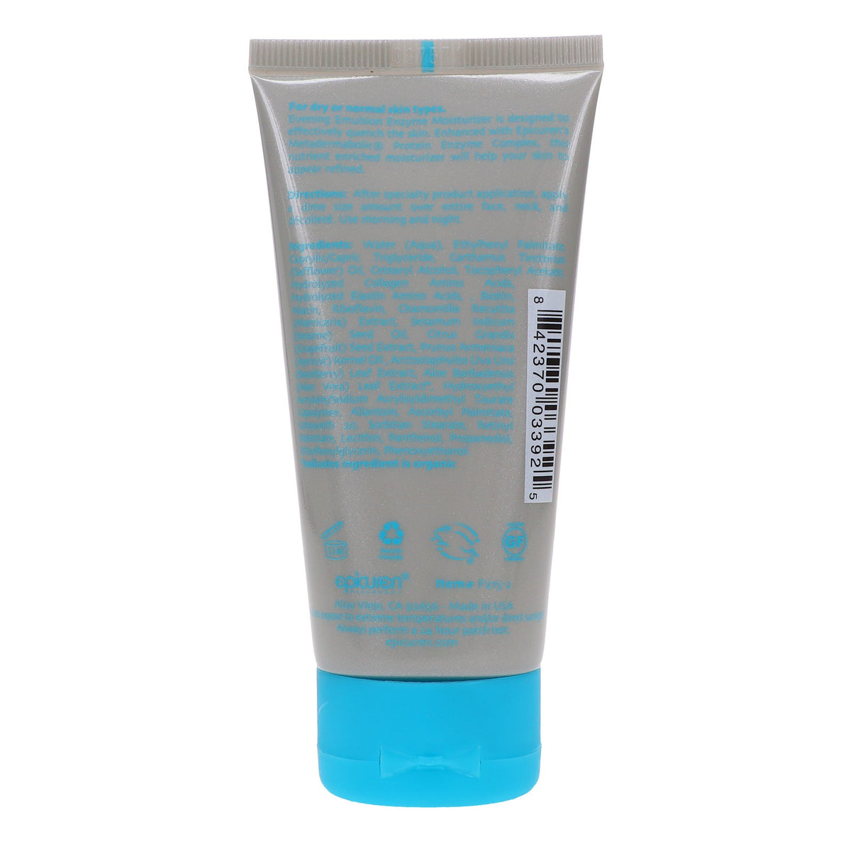 Evening Enzyme Moisturizer - Hydrating Face Replenisher 2.5 oz