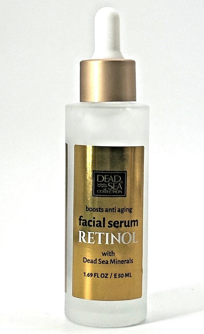 Retinol Facial Serum with Dead Sea Minerals for Anti-Aging & Firming 1.69 oz