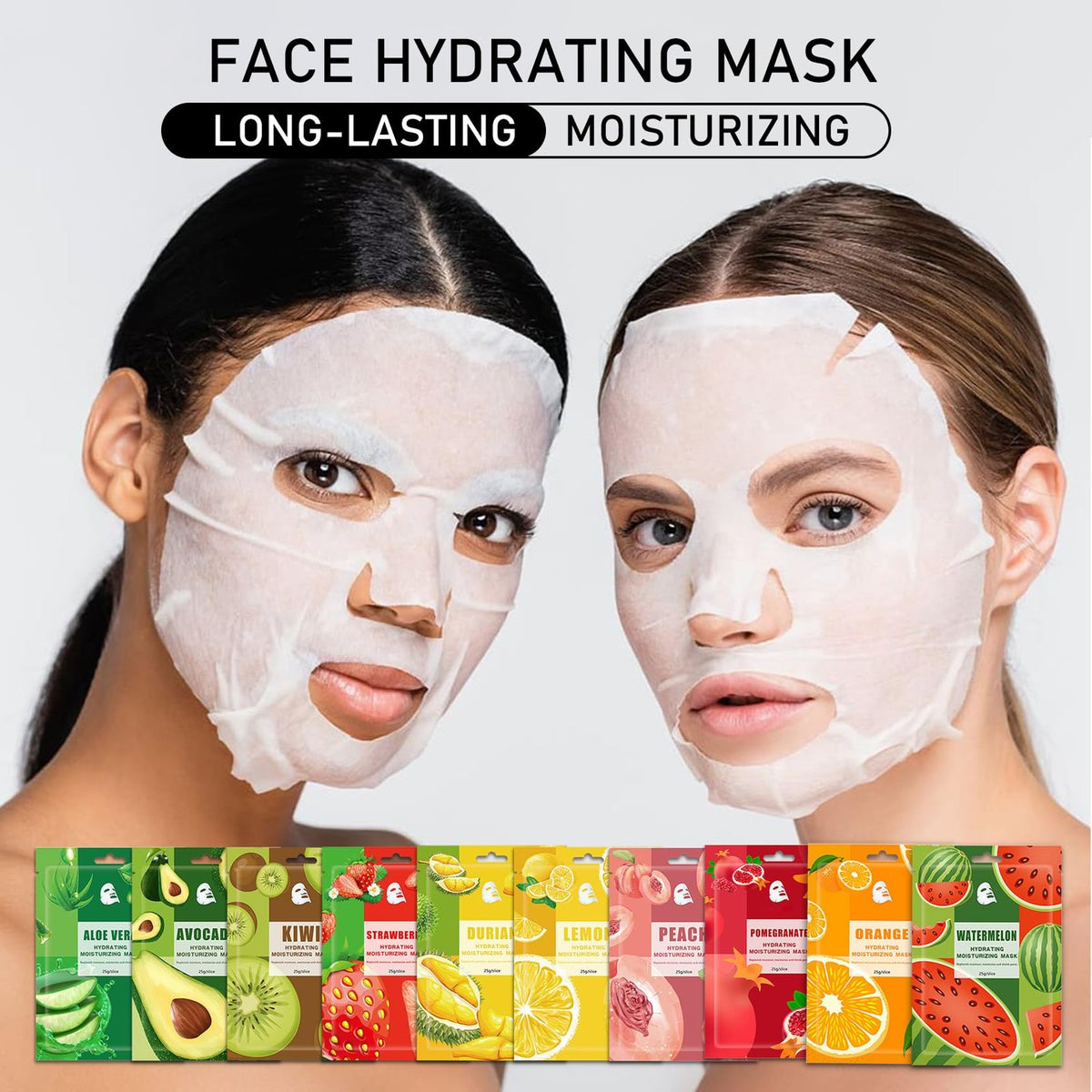 Hydrating Collagen Sheet Face Masks - 10 Pack