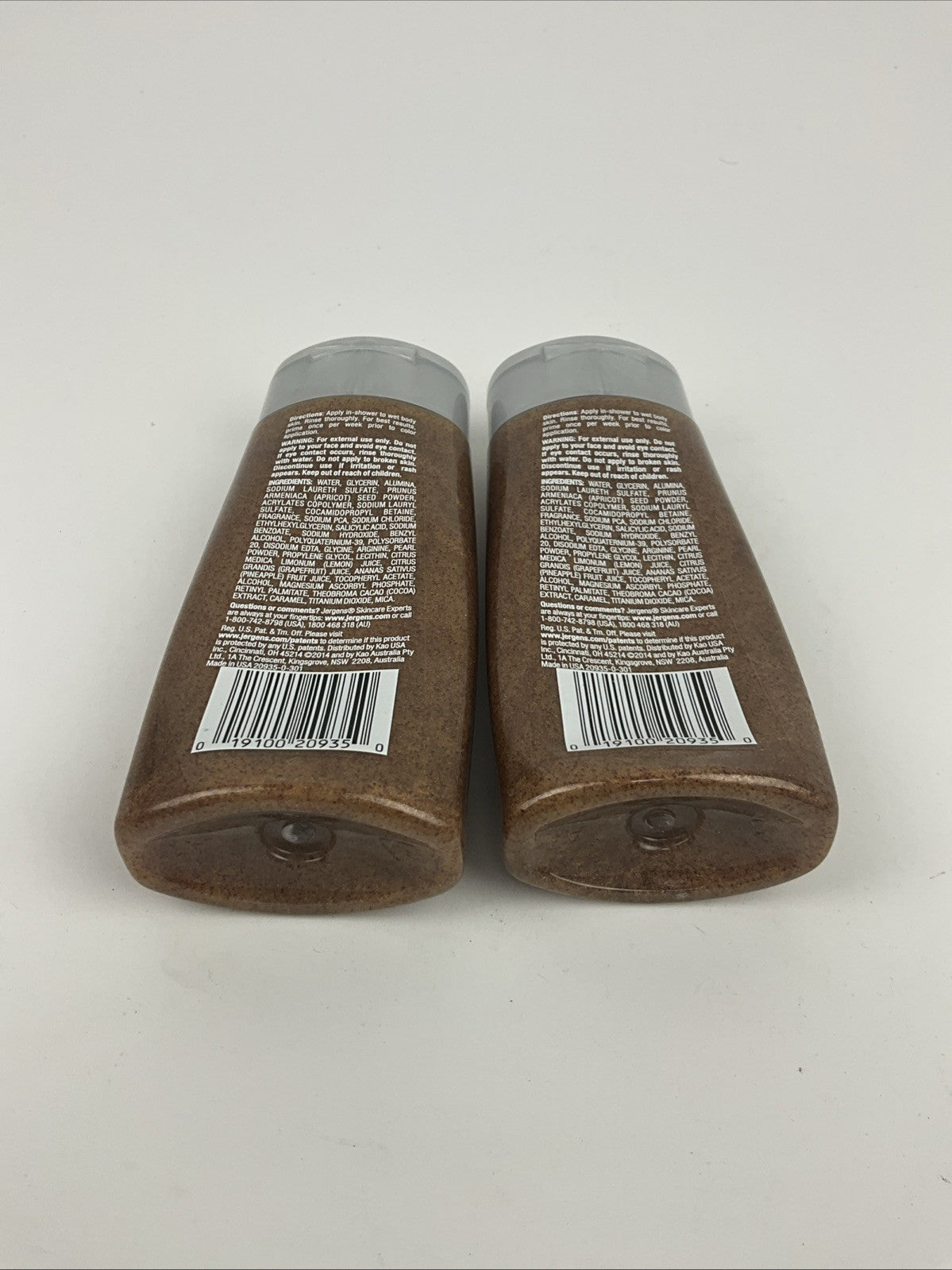 2 Jergens Natural Glow Color Primer In-Shower Scrub 5.5 fl oz each