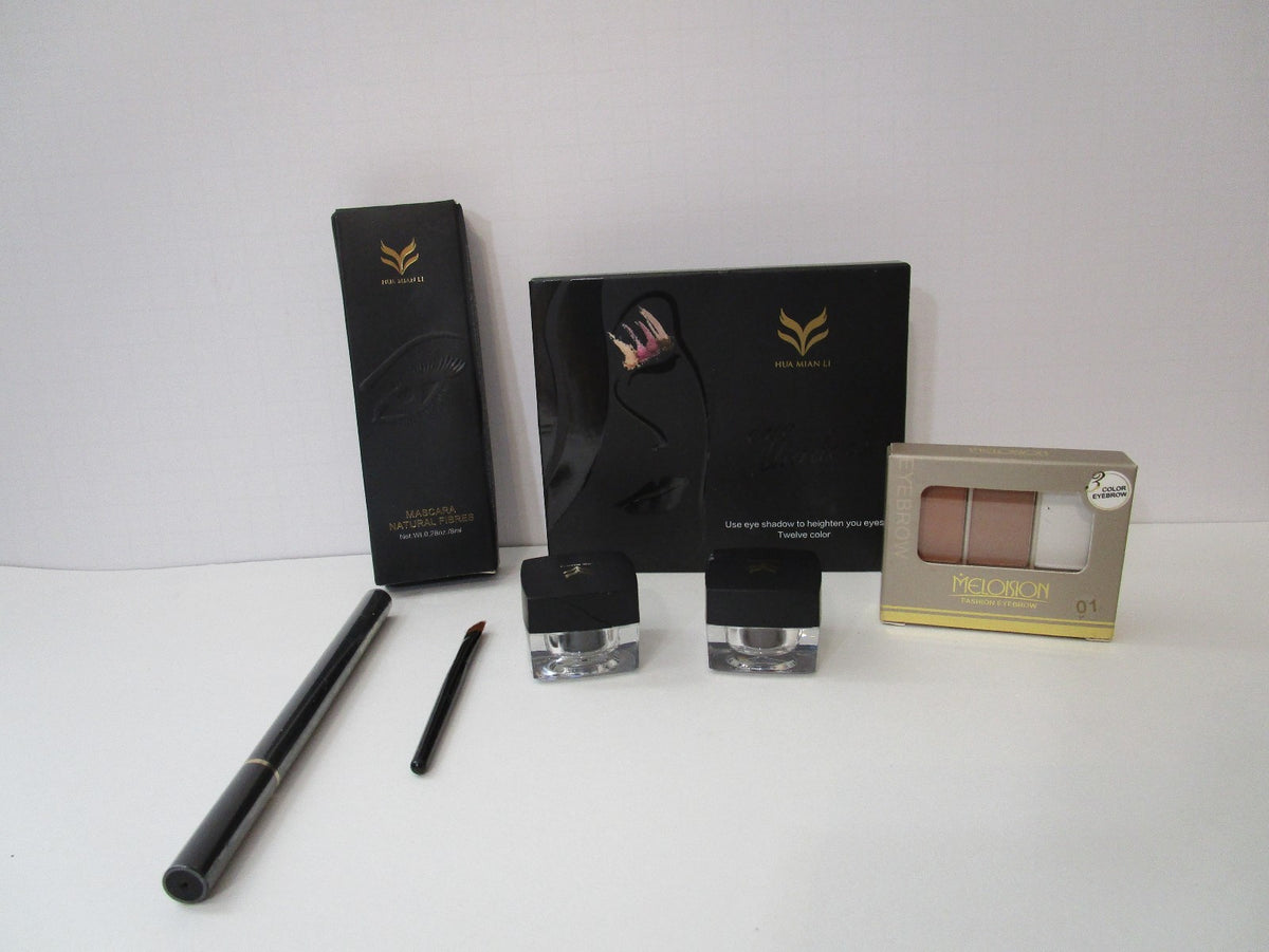 Makeup Eye Shadow Eyebrow Powder Eyeliner Mascara Kit Set Gift