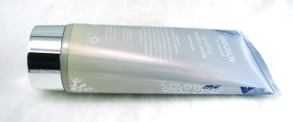 Spa Fusion VANILLA SNOW Foot Scrub 6 oz., 177 ml NEW NWOB