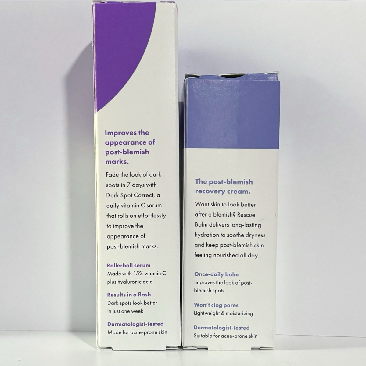 Skincare Bundle for Acne & Blemish Prone Skin - 5-Piece Set with Patches & Serums