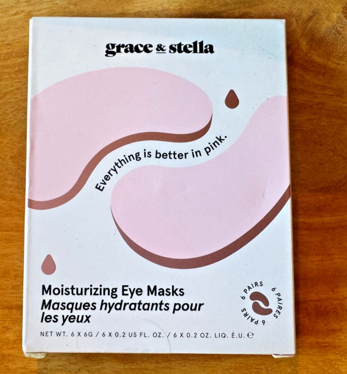 Moisturizing Eye Masks 6 Pairs Sealed Box - Hydrating Under Eye Gel Patches