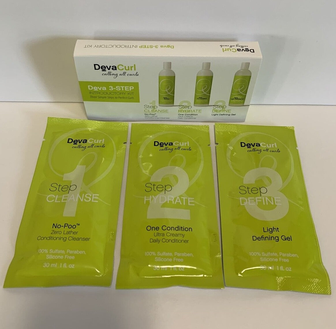 Travel Hair Care Kit - No-Poo Cleansing, Hydrating Conditioner & Light Gel