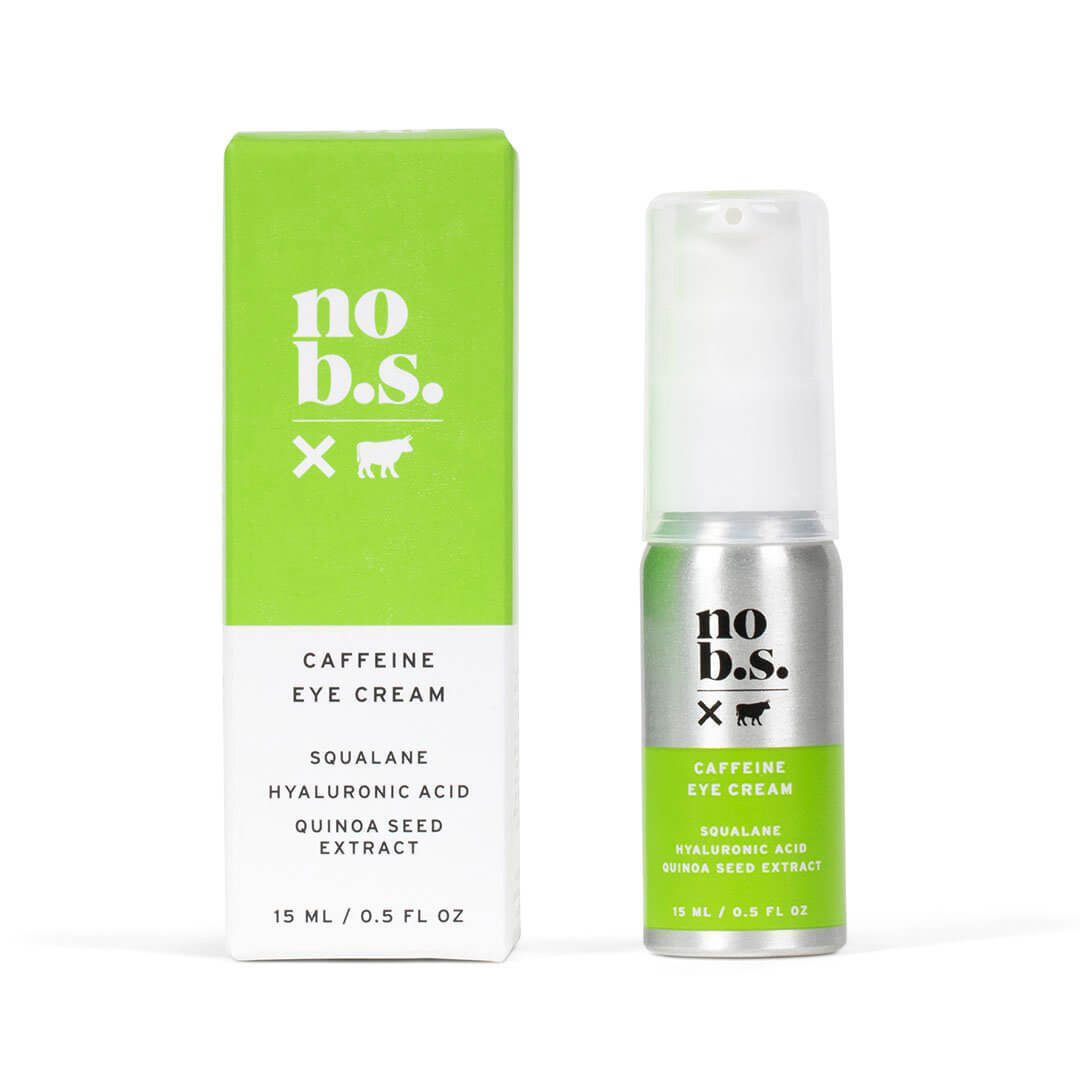 No B.S. Caffeine Eye Cream 0.5 oz - Brightening & Hydrating Skin Care