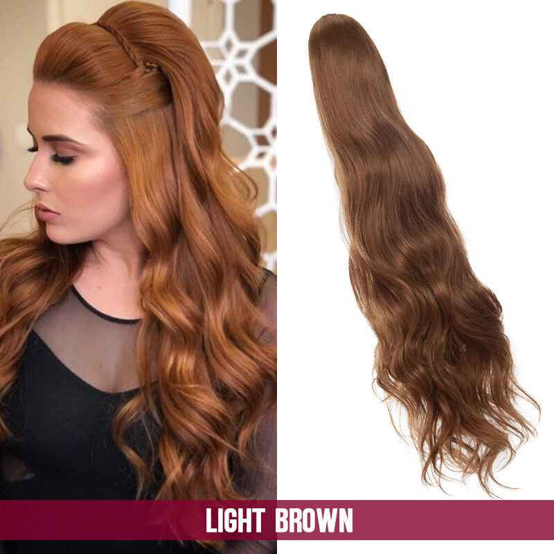 200g Thick Large Drawstring Ponytail Clip-In Hair Extension for Full Head
