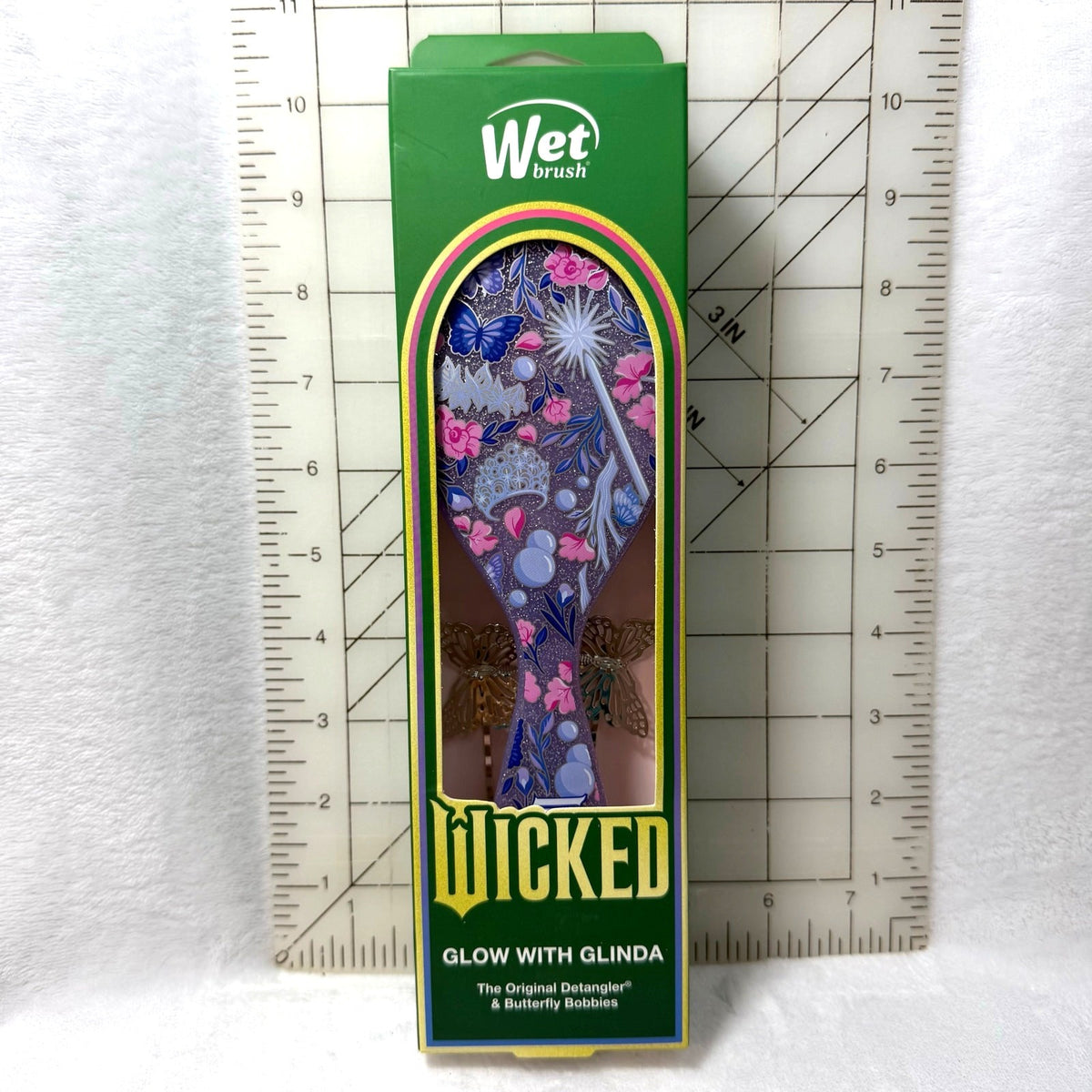 Wet Brush x Wicked “Glow With Glinda” Original Detangler + Butterfly