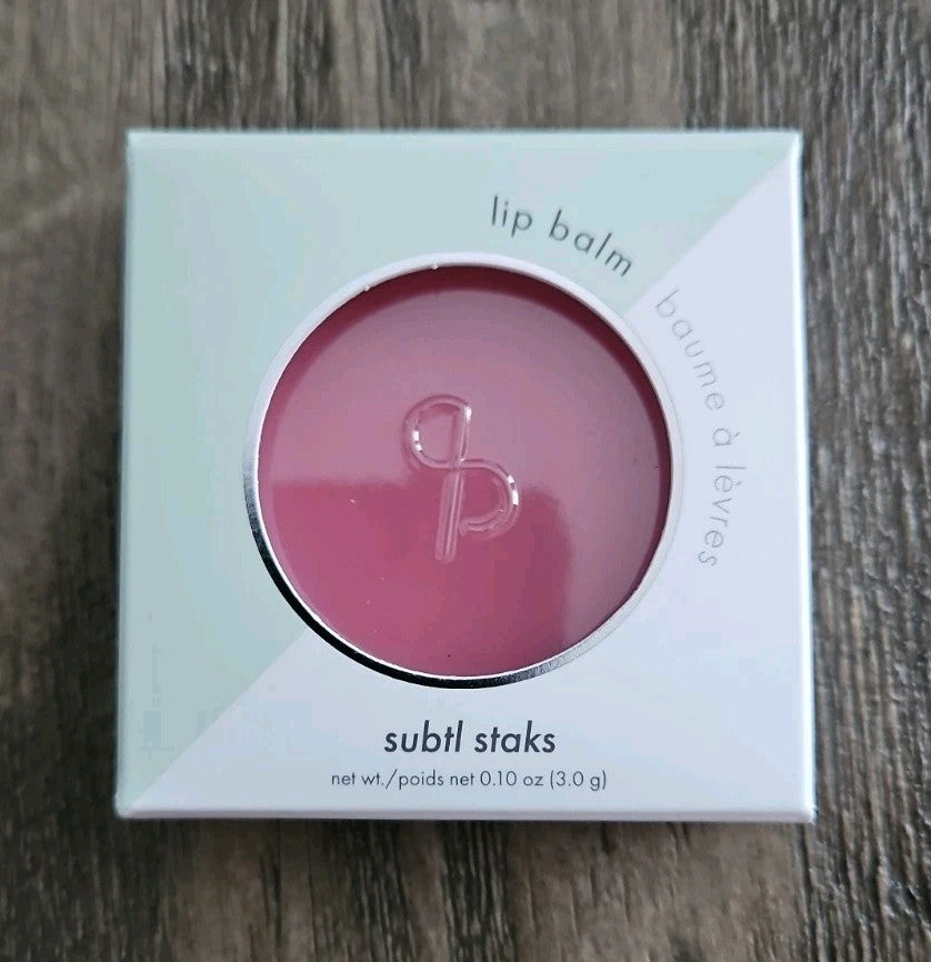 Strawberry Lip Balm - Subtl Staks 0.10 oz Hydrating Lip Care