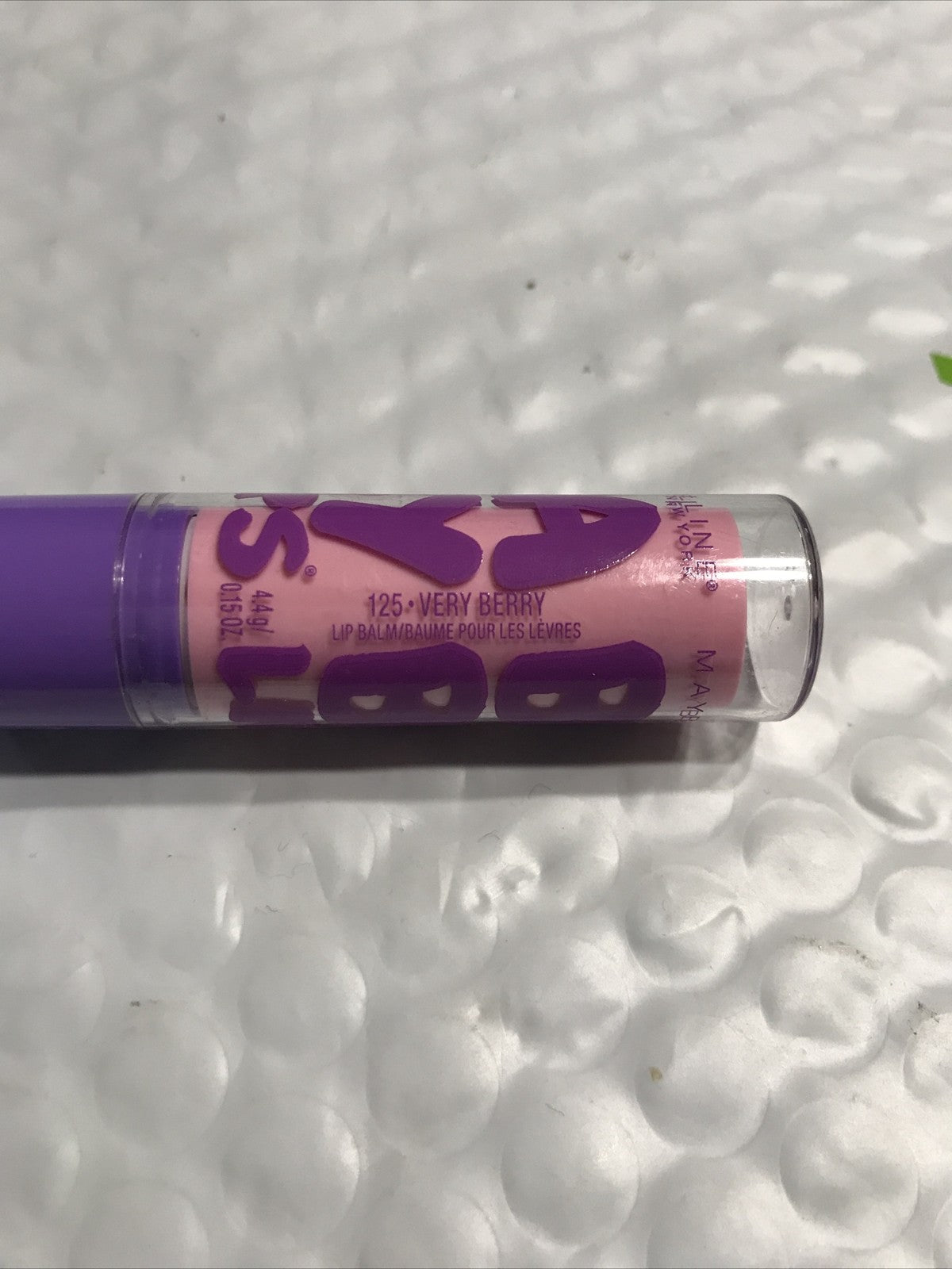 Maybelline Baby Lips Moisturizing Lip Balm Very Berry 0.15oz - Unsealed