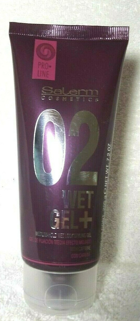 Medium Hold Wet Look Hair Gel with Caffeine - 200ml | Flexible Styling
