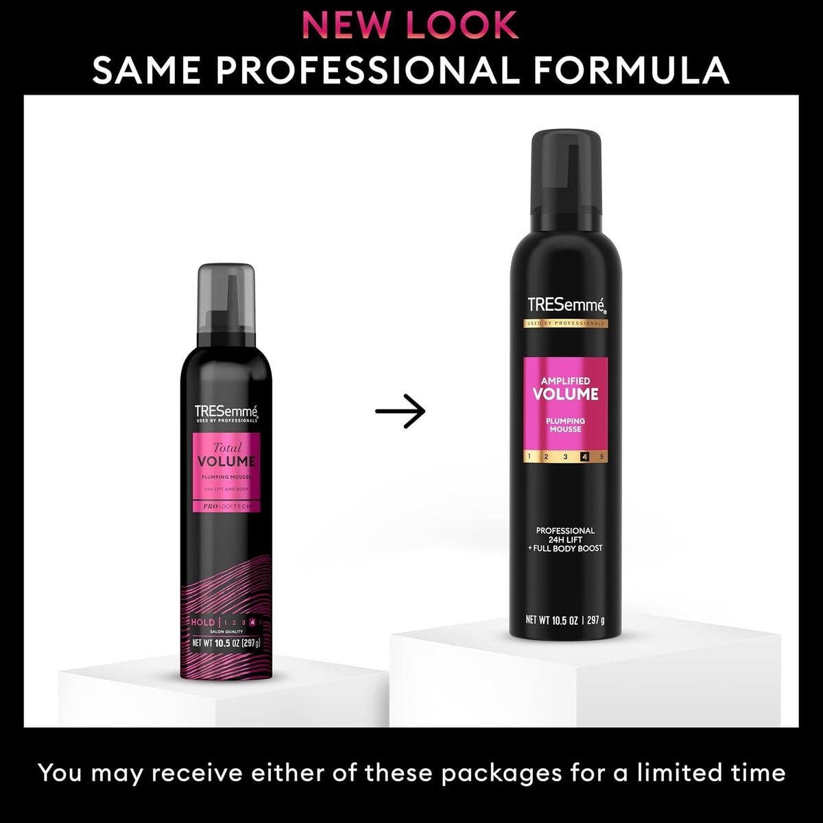 Volumizing Hair Mousse for Soft Hold - 10.5 Fl Oz, Cruelty-Free