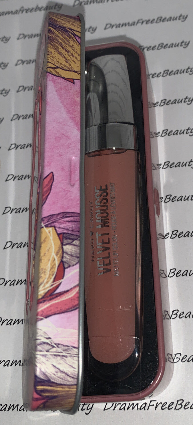 Hard Candy Velvet Mousse Liquid Matte Lip Color 1217 Forget Me Not - Lipstick in Metal Tin
