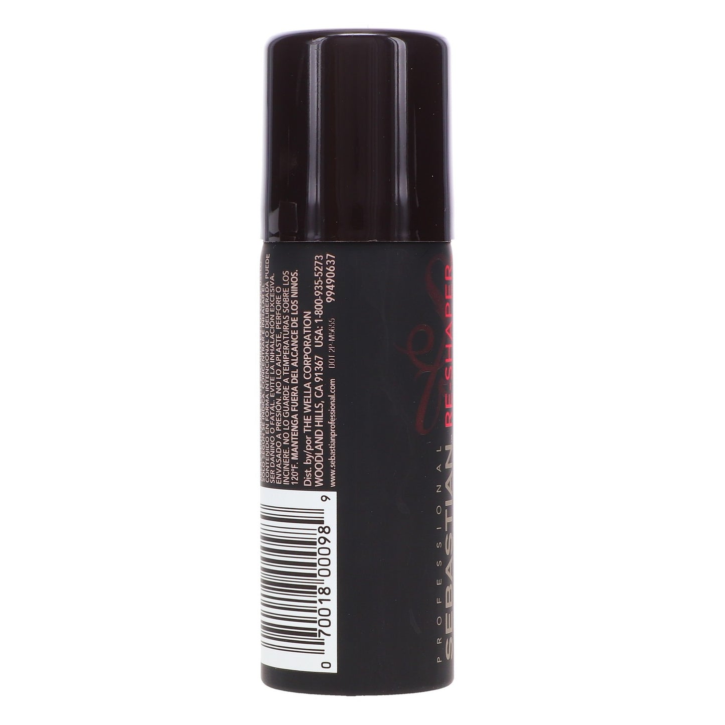 Sebastian Re-Shaper Hairspray 1.5 oz Long-Lasting Flexible Hold Humidity Control Travel Size