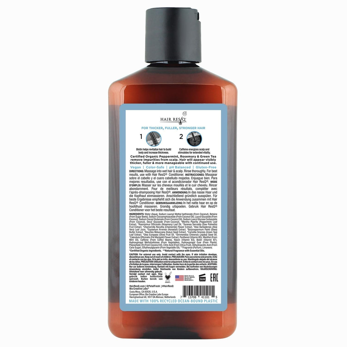 Thickening Shampoo with Biotin & Keratin for Hair Growth