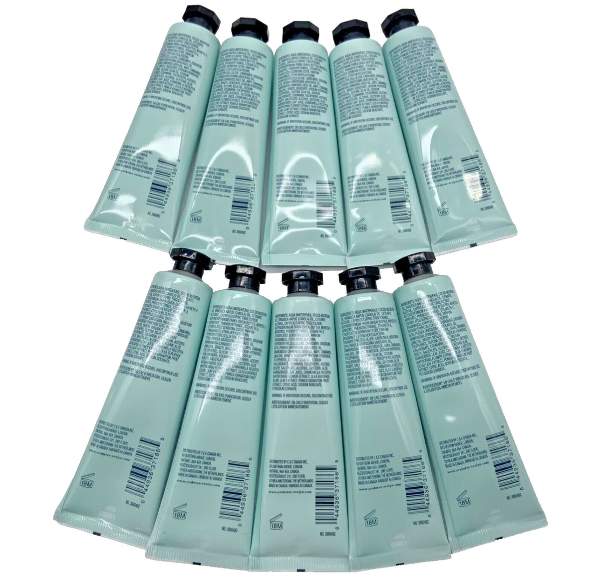 Goat Milk Hand Therapy Cream - 10-Pack Travel Size (0.9oz each)