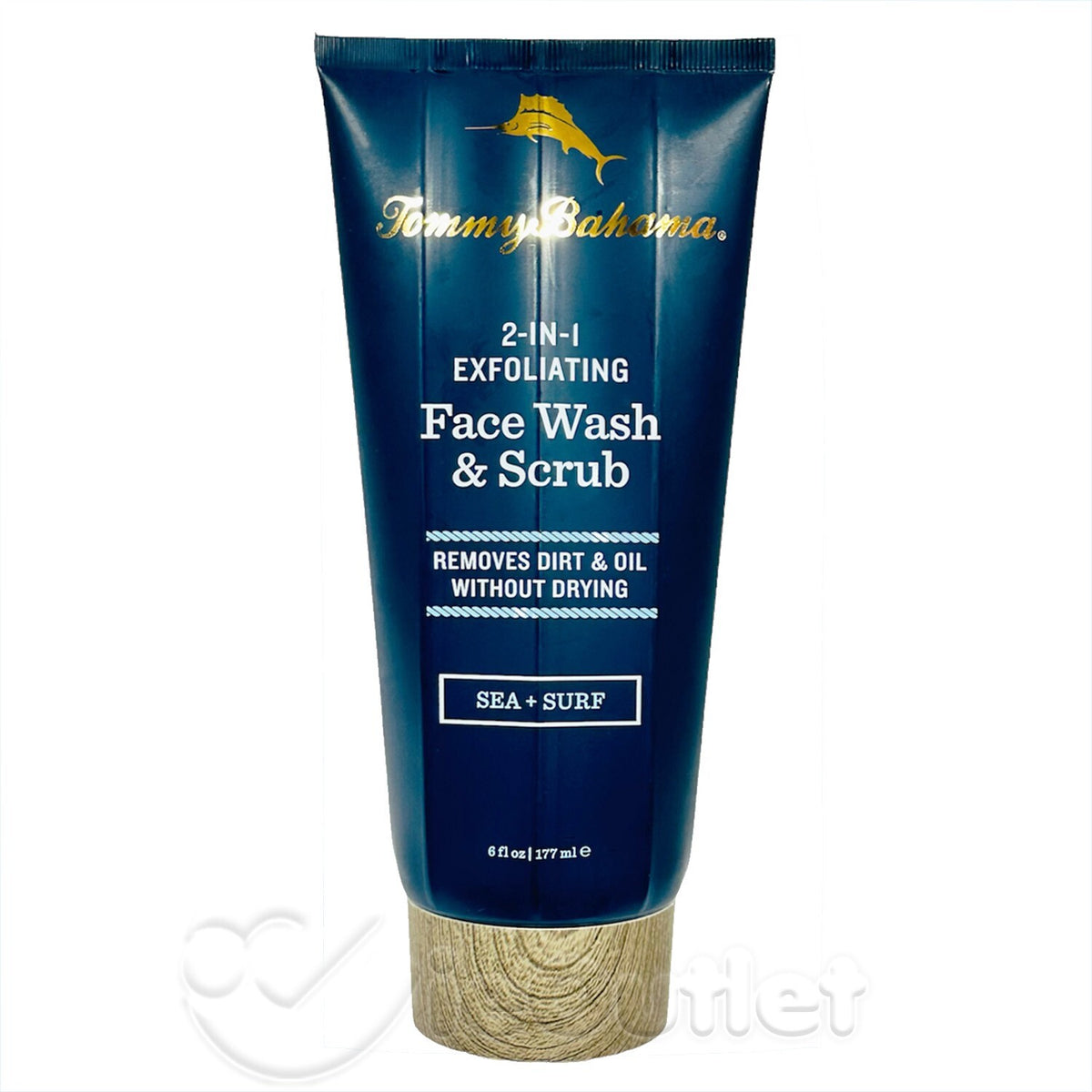 NEW & SEALED Tommy Bahama 2-in-1 Exfoliating Face Wash Scrub 6 oz -