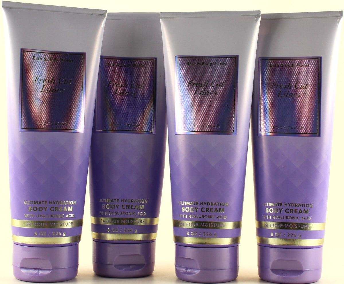 Body Cream Lotion Fresh Cut Lilacs 8oz - 4 Pack