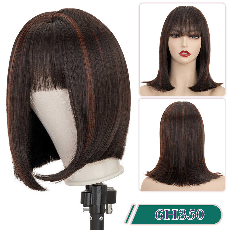 Long Ombre Wigs - Heat Resistant Synthetic Hair, Thick Full Wigs
