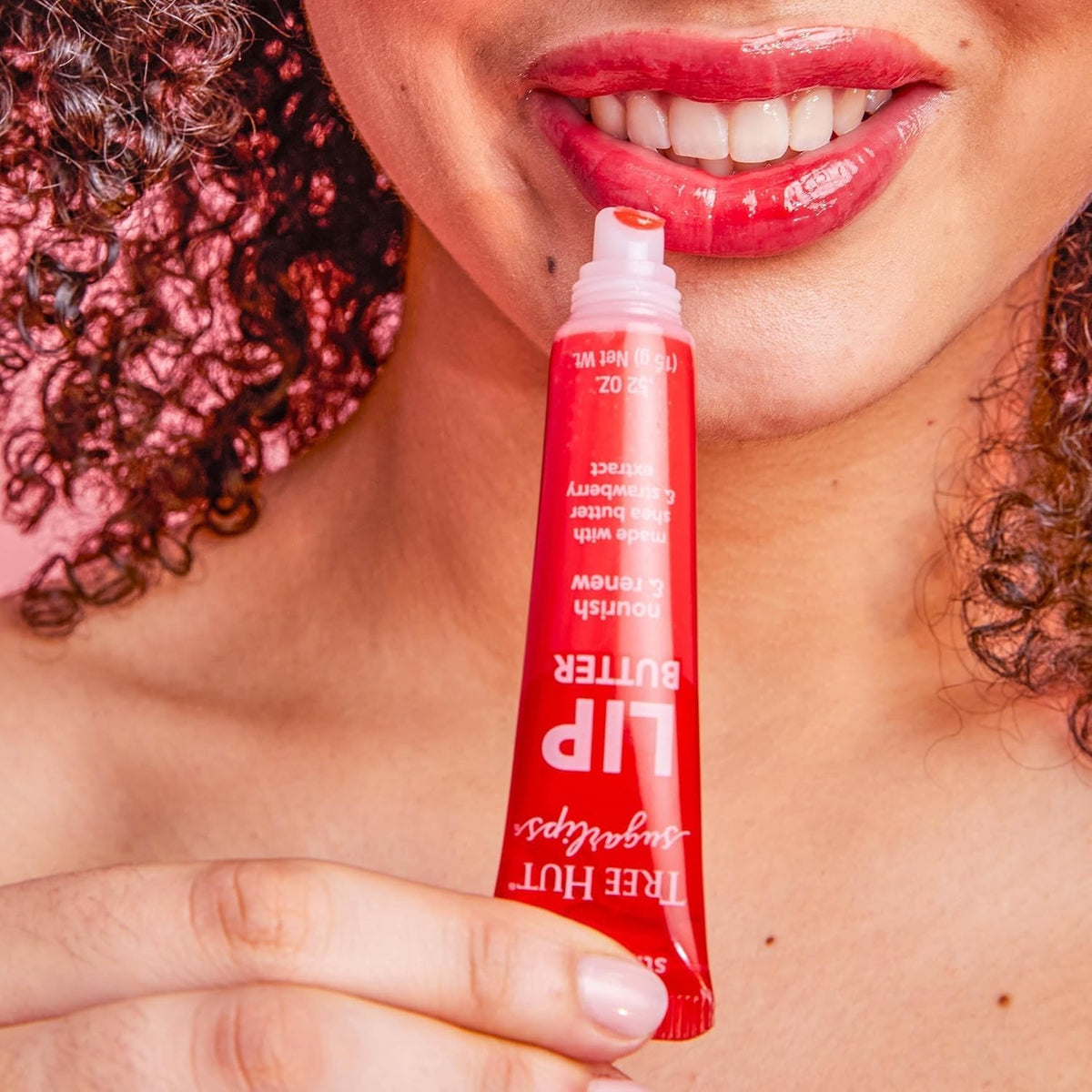 Nourishing Strawberry Lip Butter for Soft, Hydrated Lips – Natural Shea & Fruit Extracts