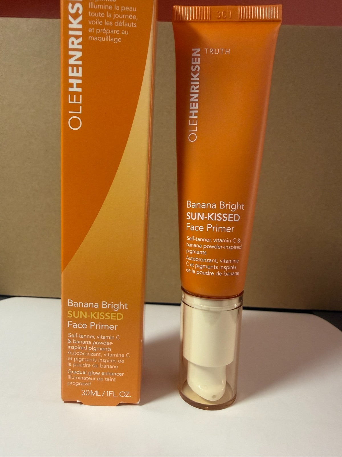Face Primer with Vitamin C - Brightening Sun-Kissed Makeup Base 1 oz