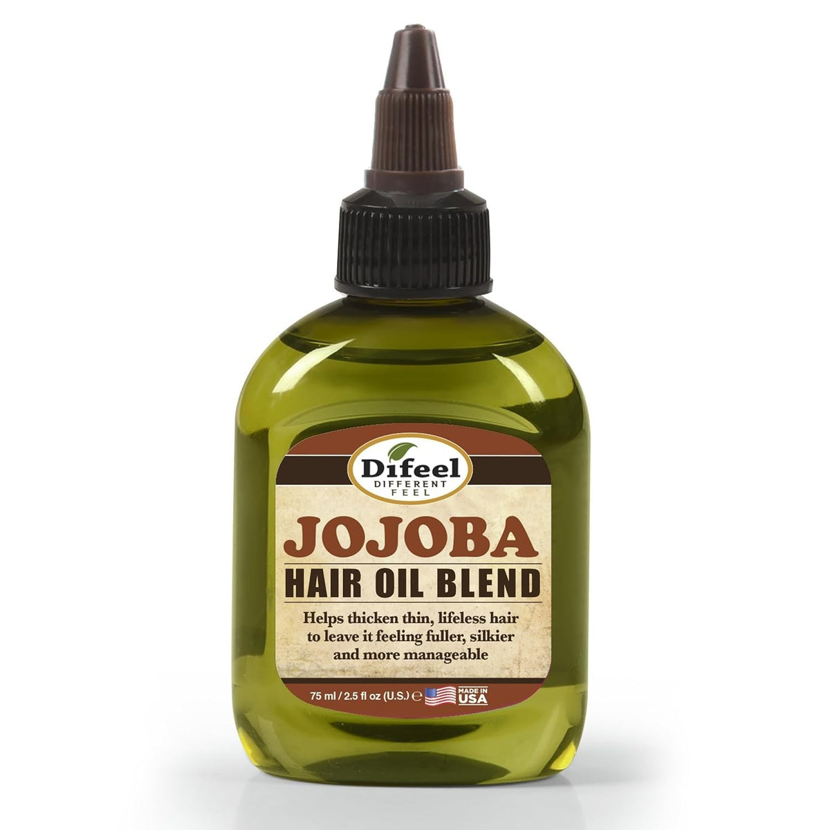 Jojoba Hair Oil Travel Size 2.5 oz Moisturizing & Restorative Hair Treatment