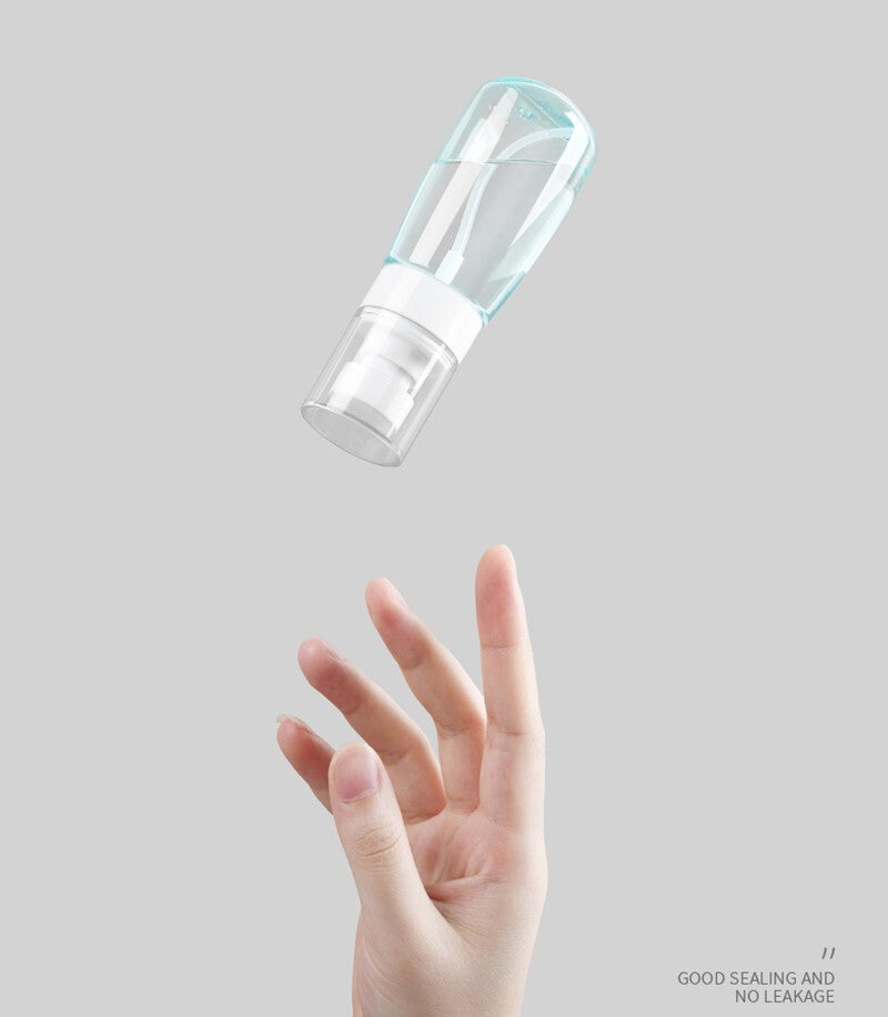 Travel Spray Bottle 100ml Fine Mist Refillable PETG Portable Container