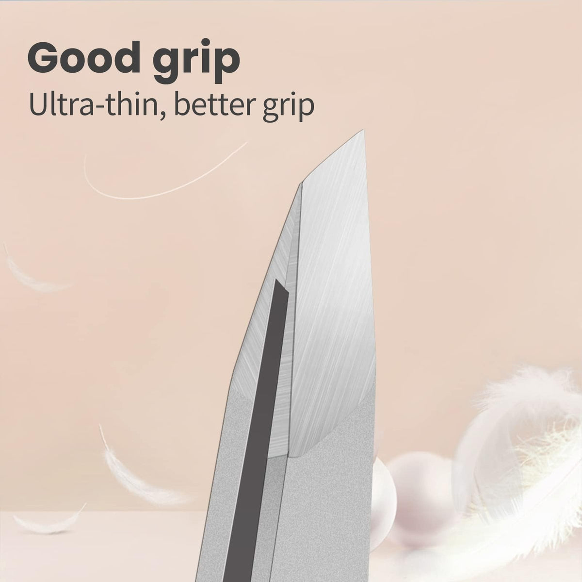 Eyebrow Hair Removal Tweezers Slant Tip 2 Pack for Precision Shaping