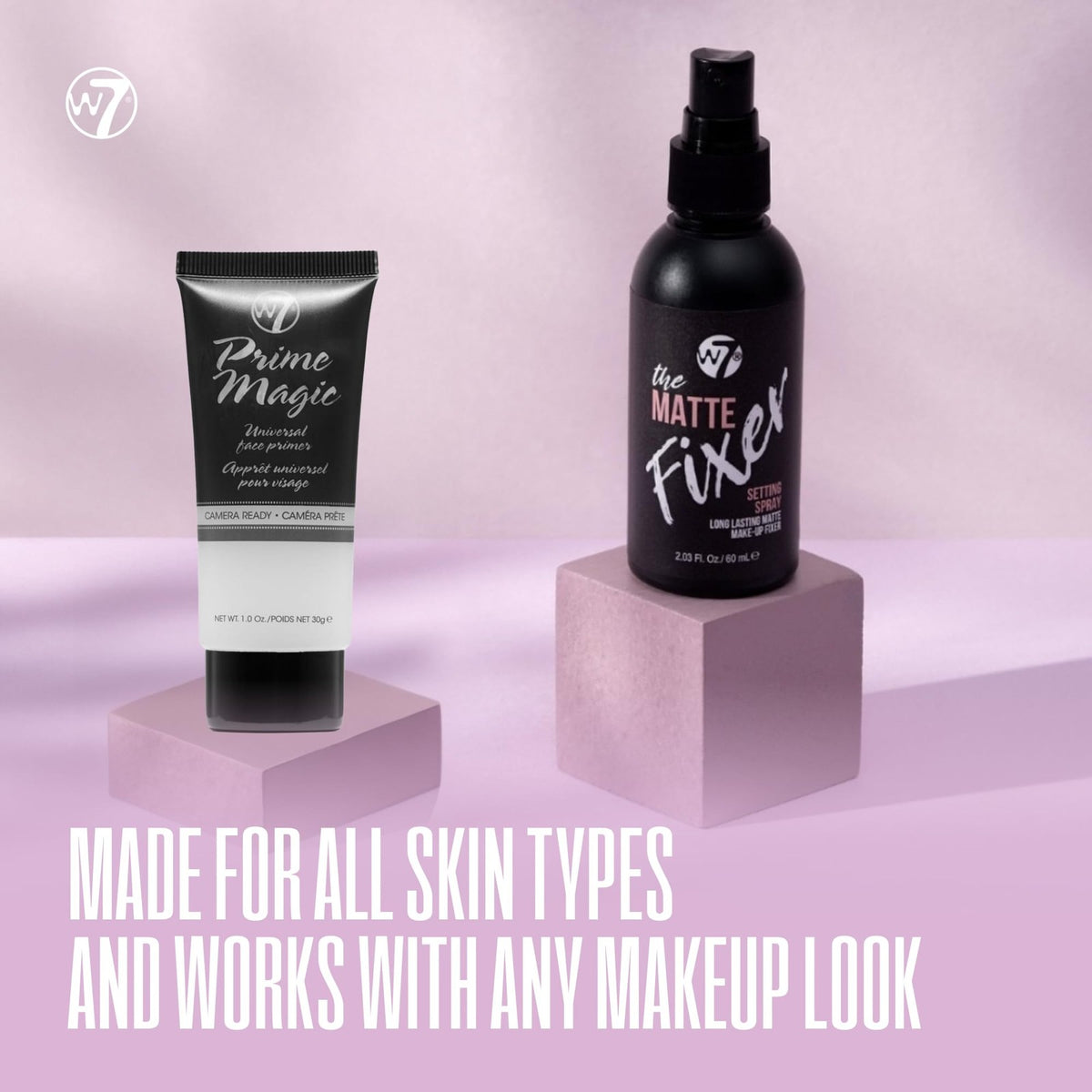 Matte Primer & Setting Spray Duo - Vegan Makeup Base & Finisher