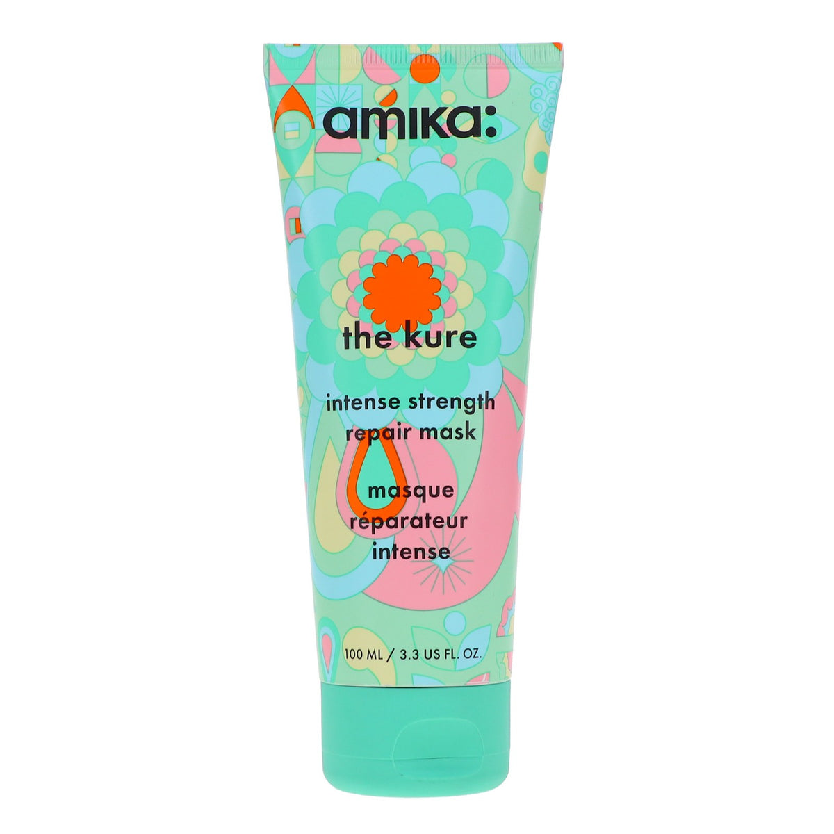 Amika The Kure Intense Repair Hair Mask - Strengthening & Moisturizing 3.3 oz