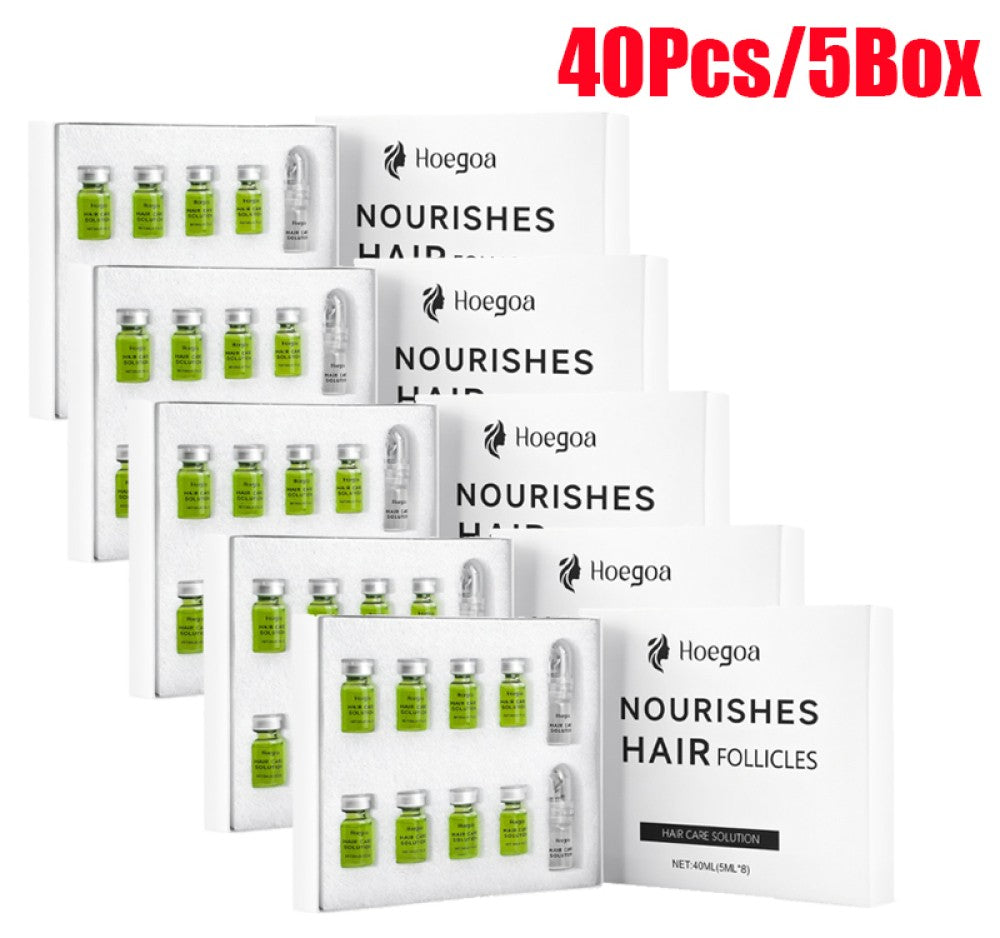Hair Regrowth Serum with Microneedle Ampoules for Men & Women
