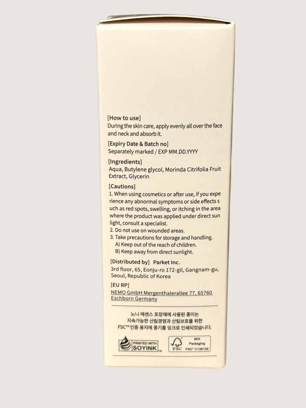 Noni Fruit Essence 100ml – Hydrating Antioxidant Serum