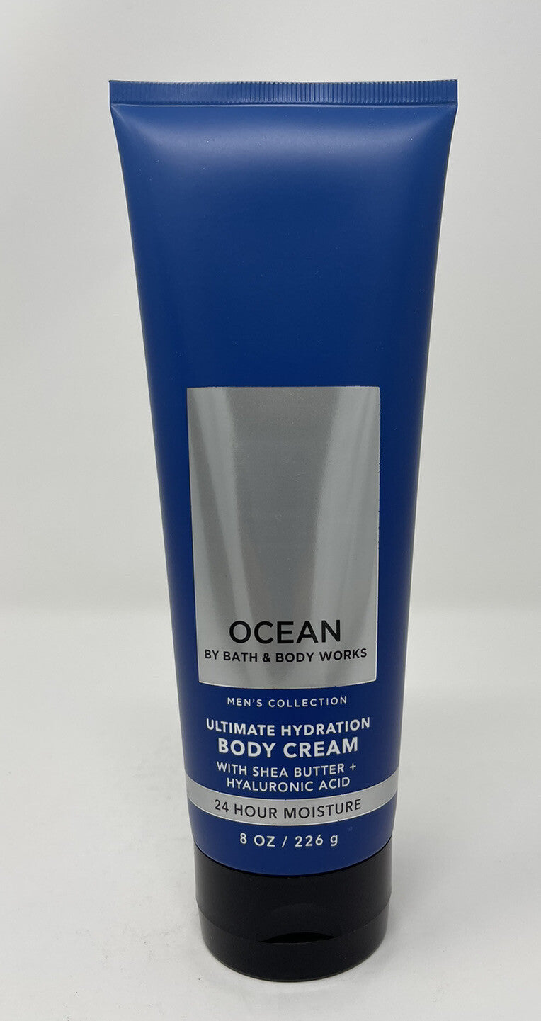 *NEW* MEN'S ~ OCEAN BODY CREAM Bath & Works SHIPS FREE!