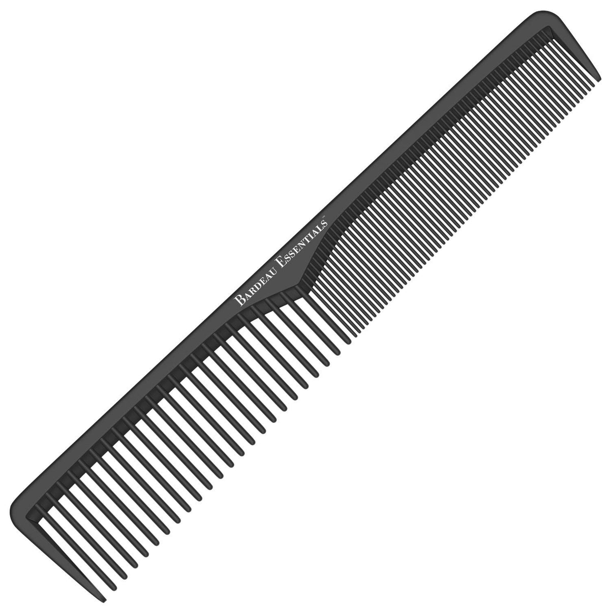 7-Inch Carbon Fiber Anti-Static Styling Comb Heat-Resistant for All Hair Types