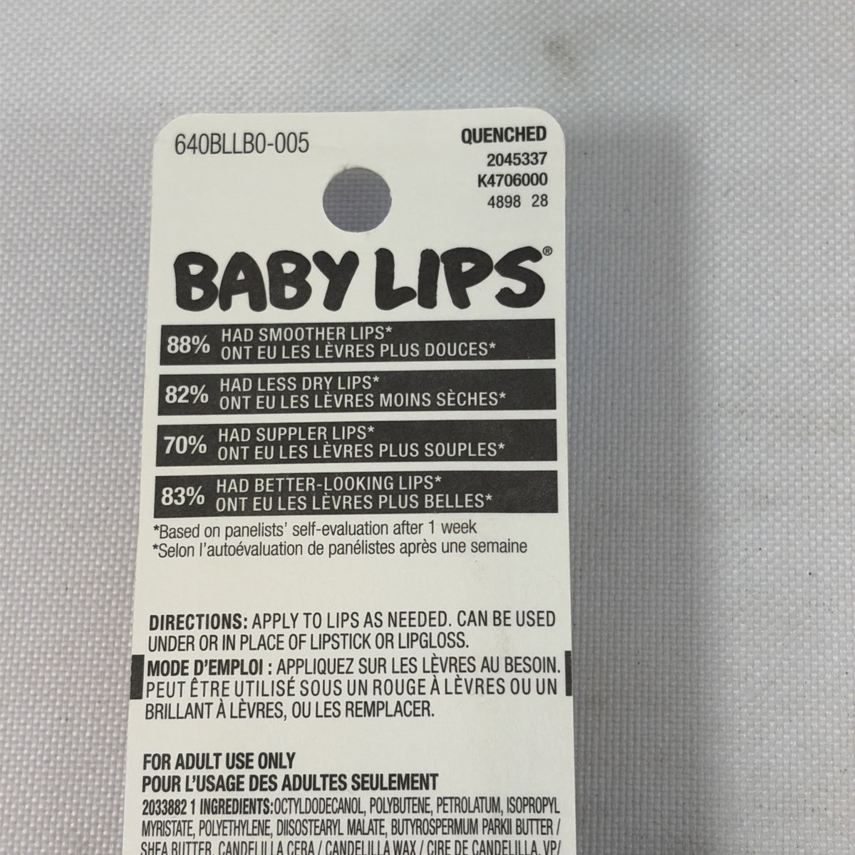 Moisturizing Lip Balm - Quenched 05 - Sealed and New
