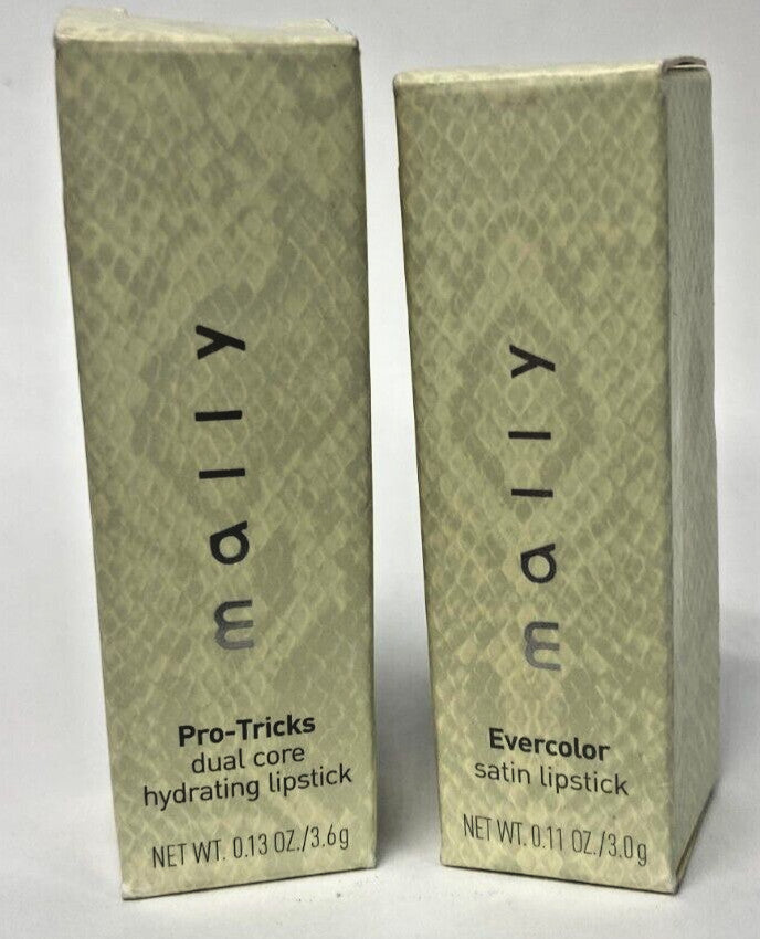 Hydrating Lipstick Twin Pack - Satin & Deep Nude, Blooming Rose Colors