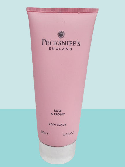 PECKSNIFF'S ENGLAND ROSE & PEONY BODY SCRUB 6.7 OZ LOT OF 2