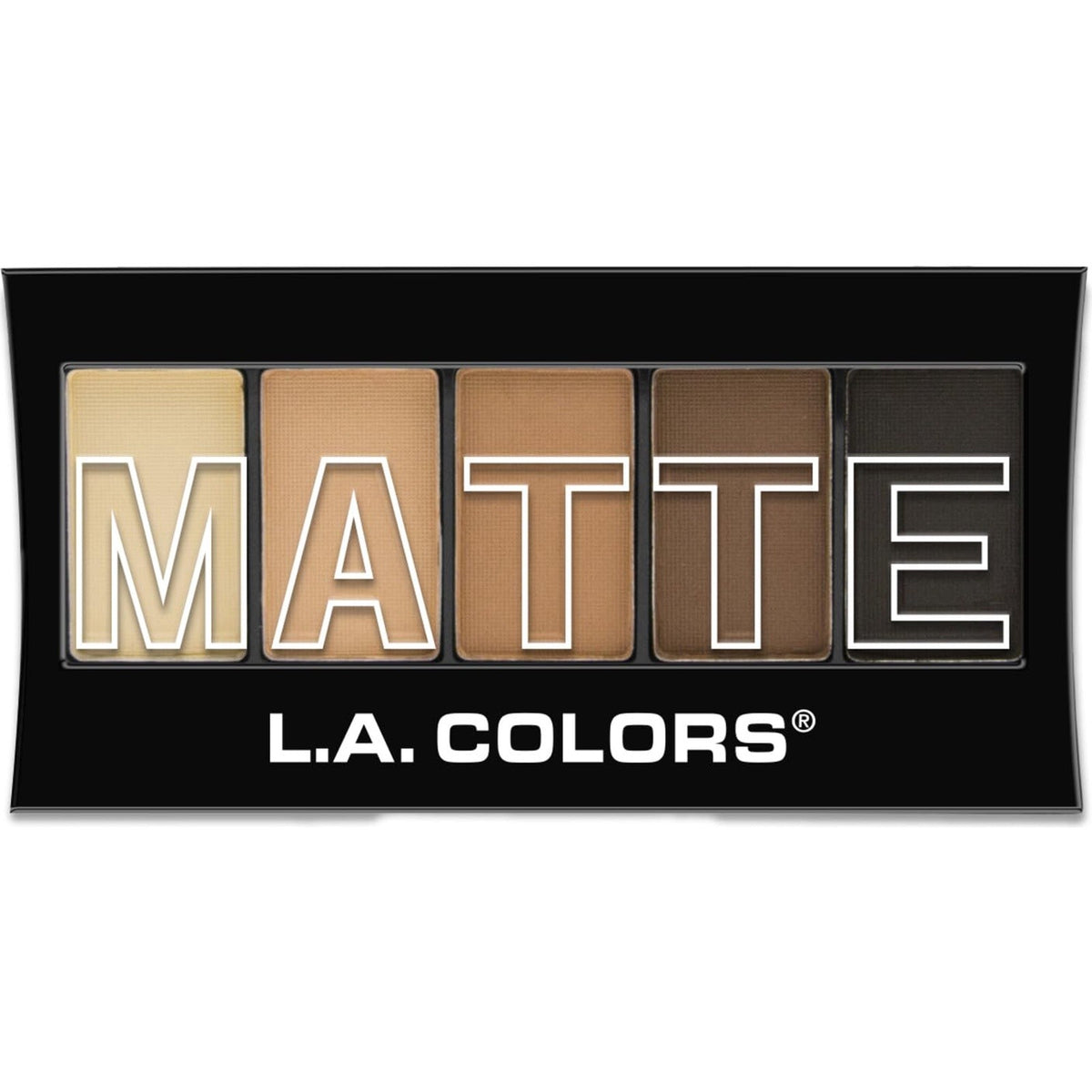 5 Color Matte Eyeshadow Palette - Brown Tweed, Cruelty-Free